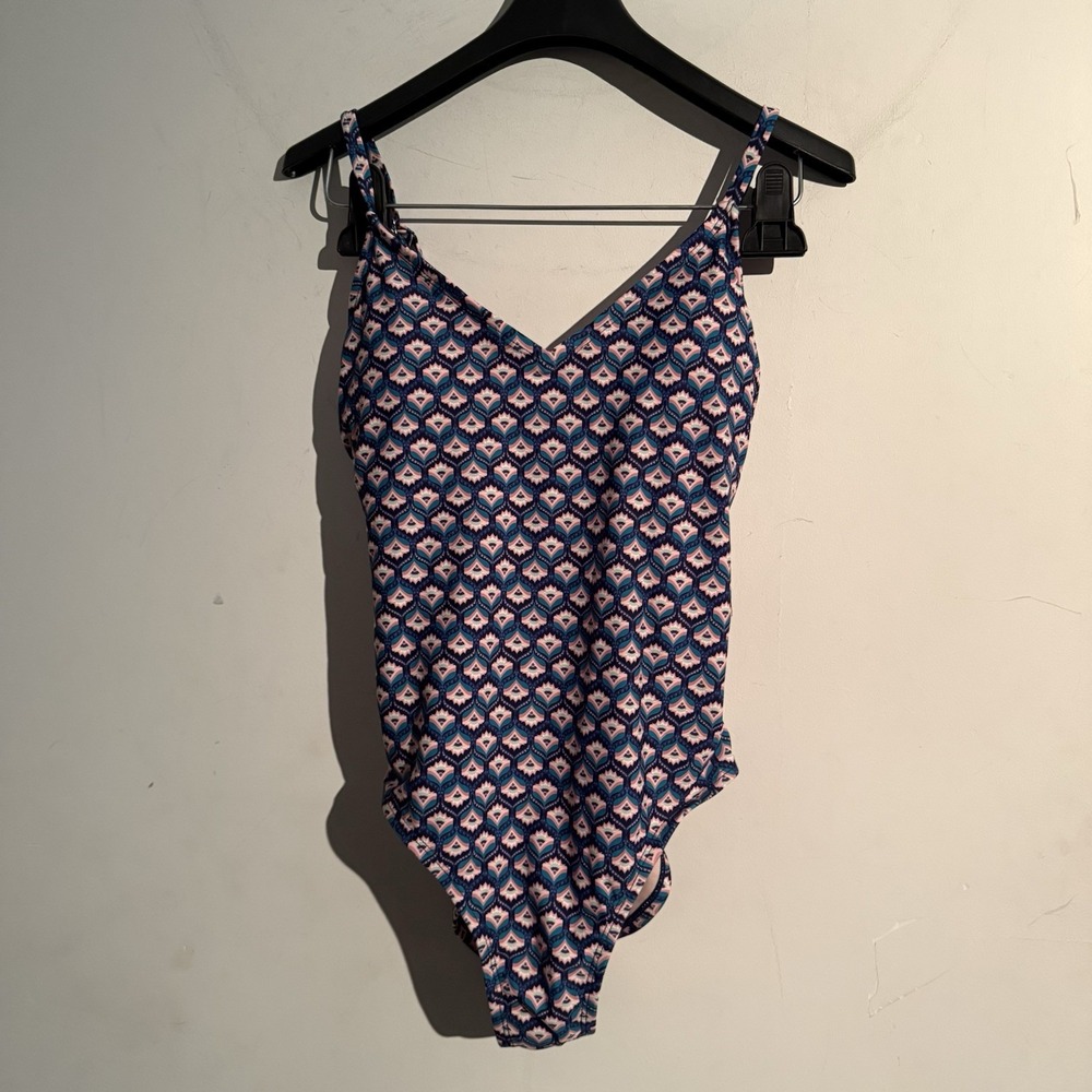 Mynah XS Swimsuit One Piece Geometric Boho Resort Coastal‎
